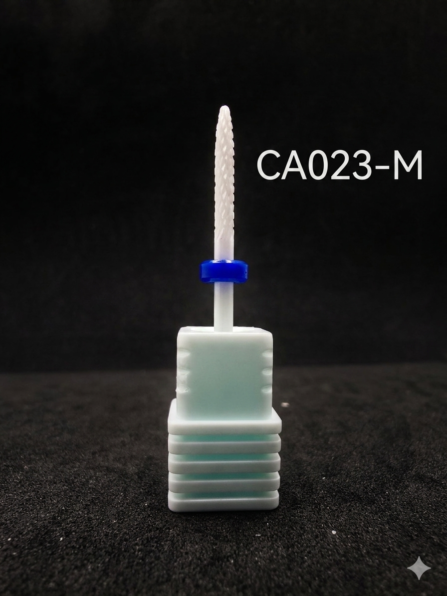 CA023-M CERAMIC NAIL BITS MEDIUM 2.35MM UNDER NAIL CLEANER BIT