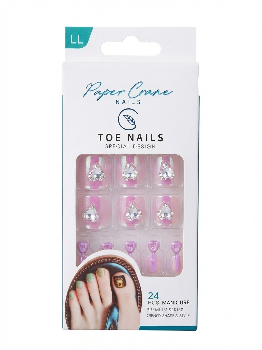 TOE - PAPER CRANE PRESS ON NAILS 24 PCS