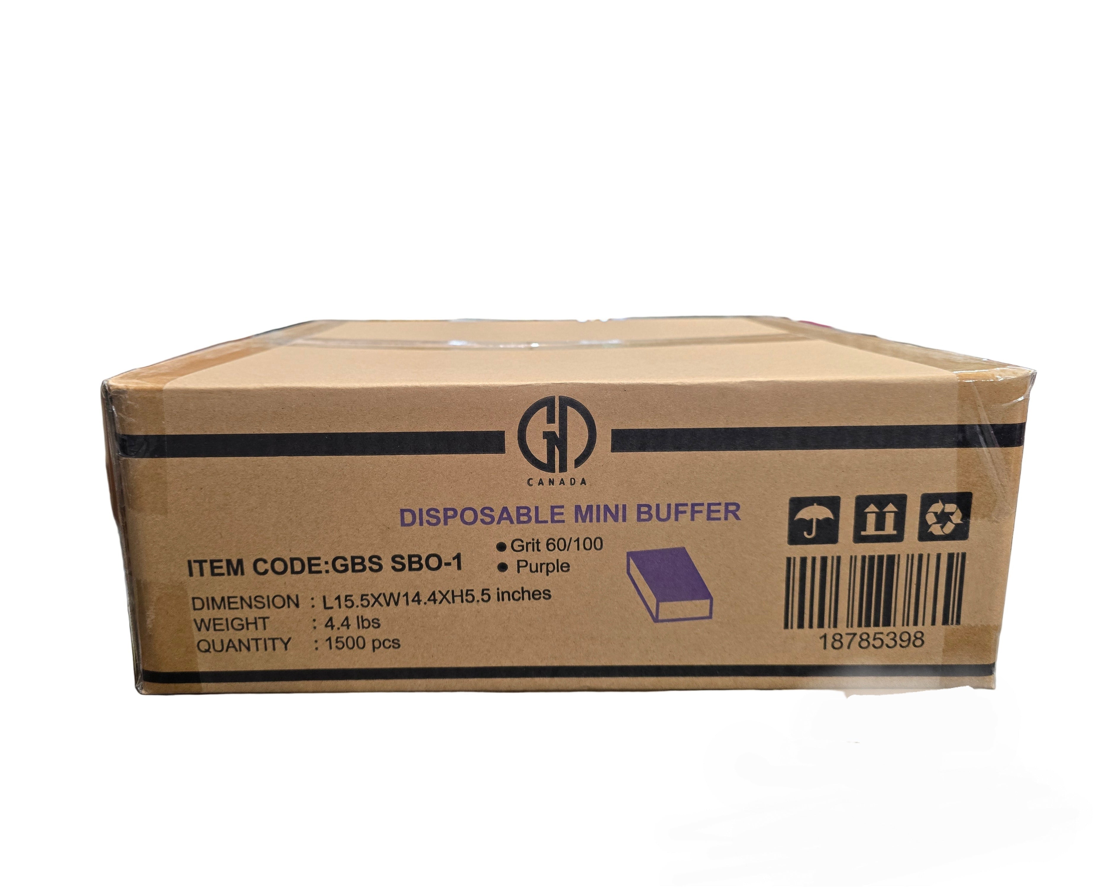 NEW - GND DISPOSABLE MINI BUFFER - 60/100 - 1500 PCS