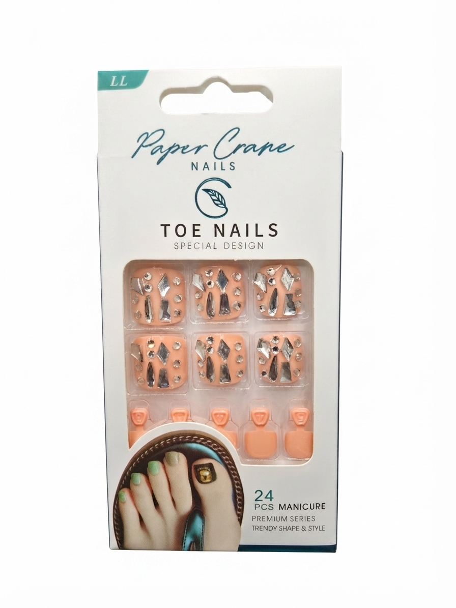 TOE - PAPER CRANE PRESS ON NAILS 24 PCS