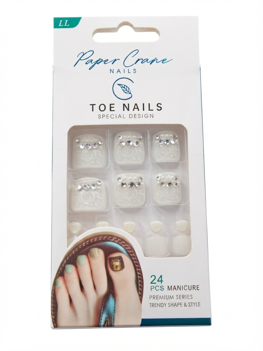TOE - PAPER CRANE PRESS ON NAILS 24 PCS