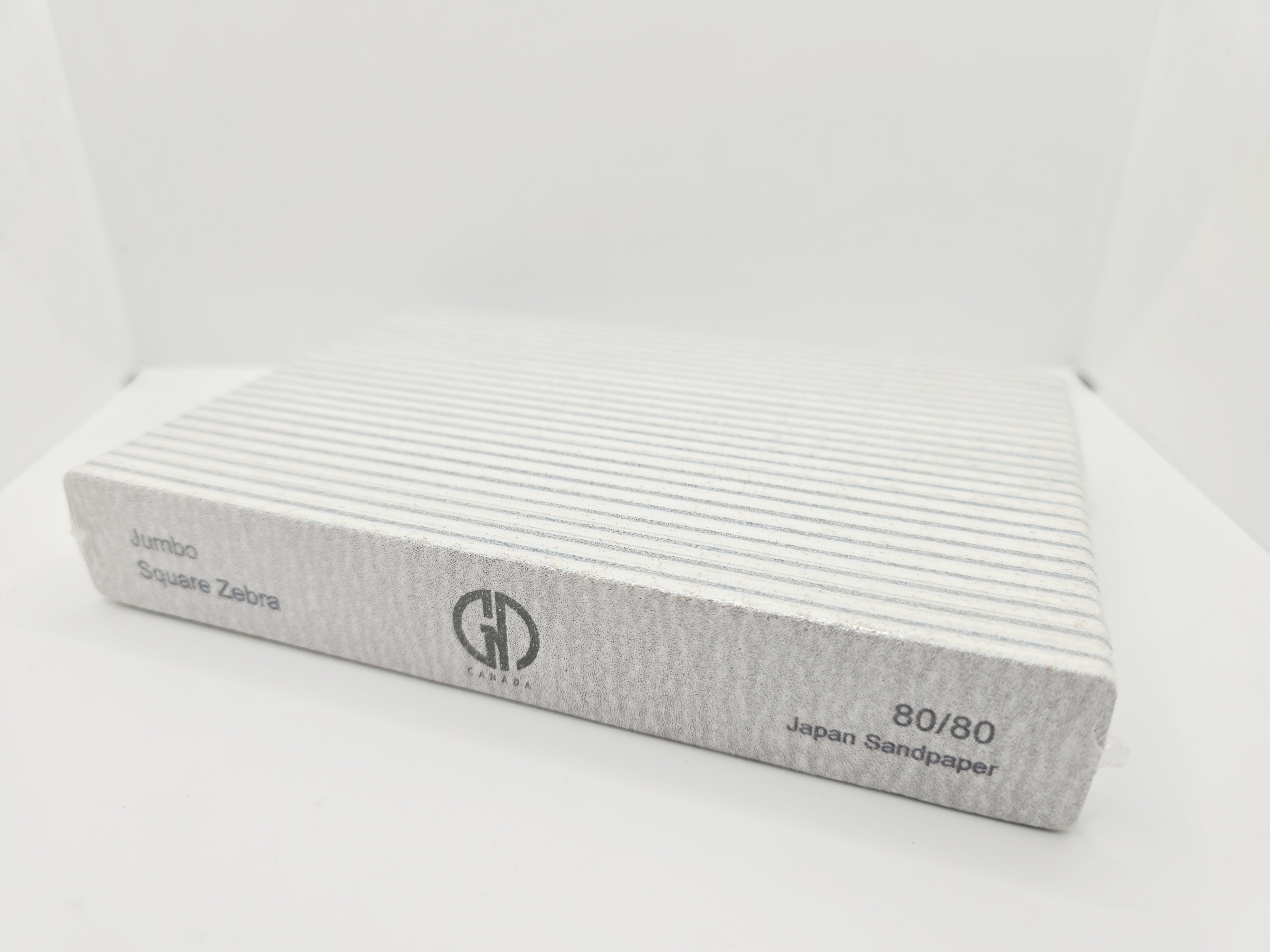 GND JUMBO SQUARE ZEBRA 80/80 JAPAN SANDPAPER - 25/PKG