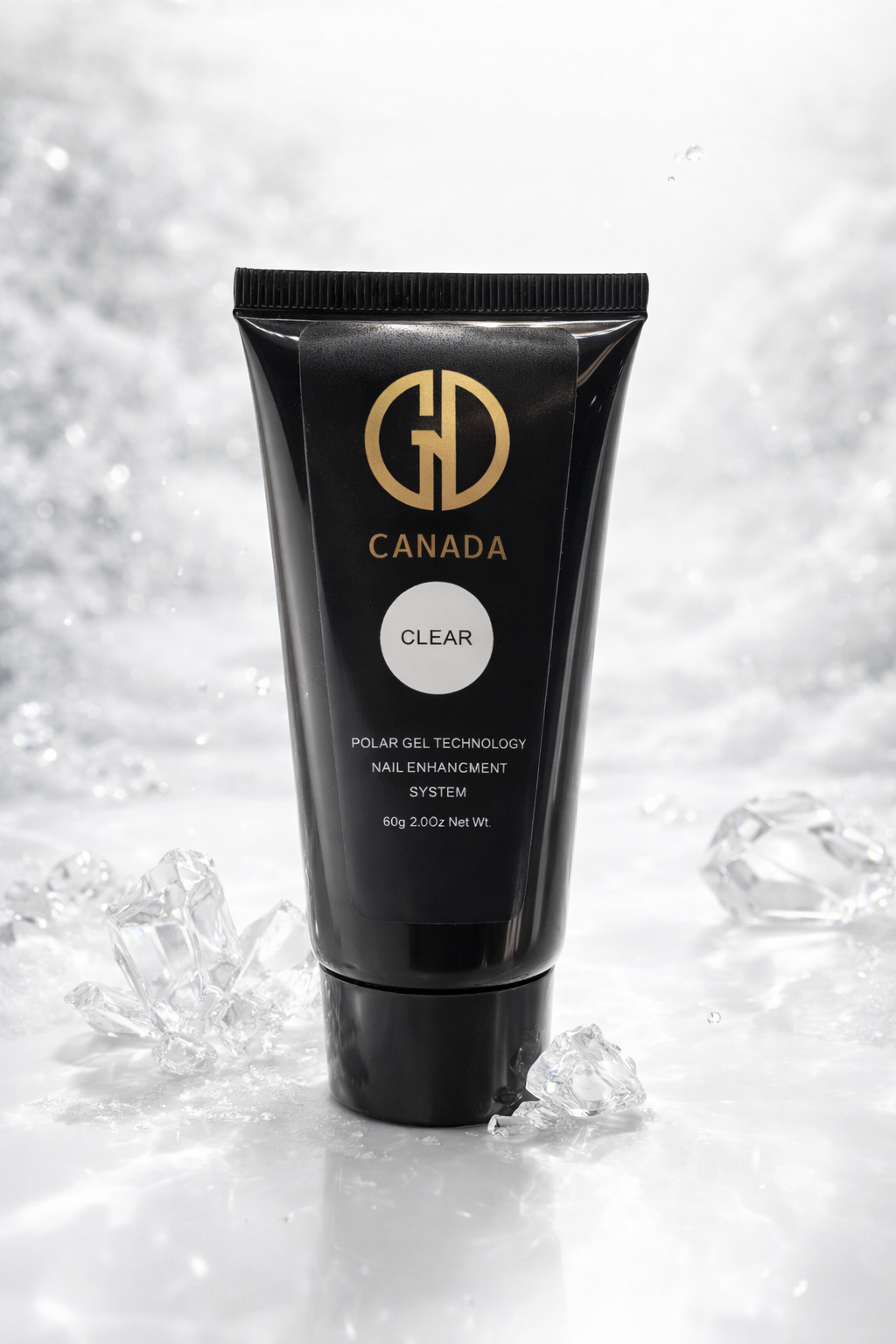 GND POLAR GEL CLEAR - 2 OZ - Secret Nail & Beauty Supply