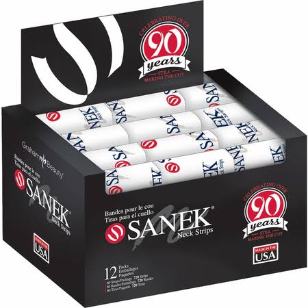 43310C SANEK NECK STRIPS 12 PK OF 60