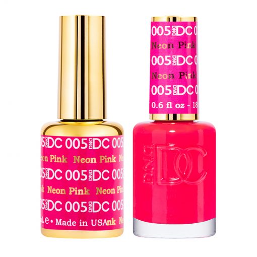 DND - DC Duo - 005 - Neon Pink - Secret Nail & Beauty Supply