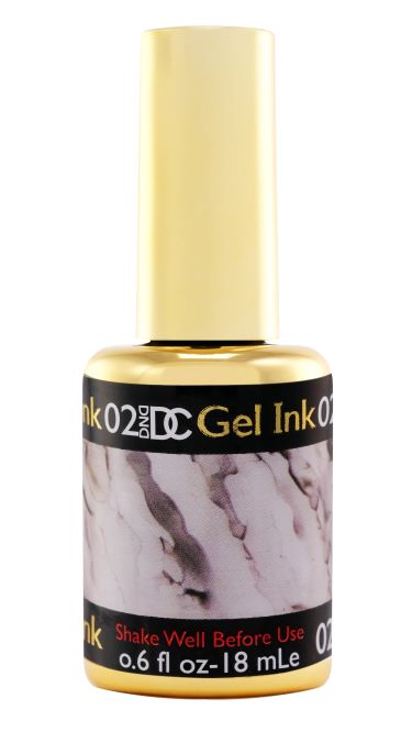 DND DC - Gel Ink - #02 - BLACK - Secret Nail & Beauty Supply
