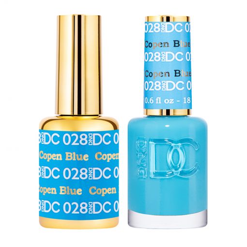 DND - DC Duo - 028 - Copen Blue - Secret Nail & Beauty Supply