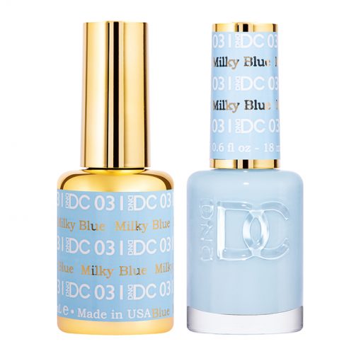 DND - DC Duo - 031 - Milky Blue - Secret Nail & Beauty Supply
