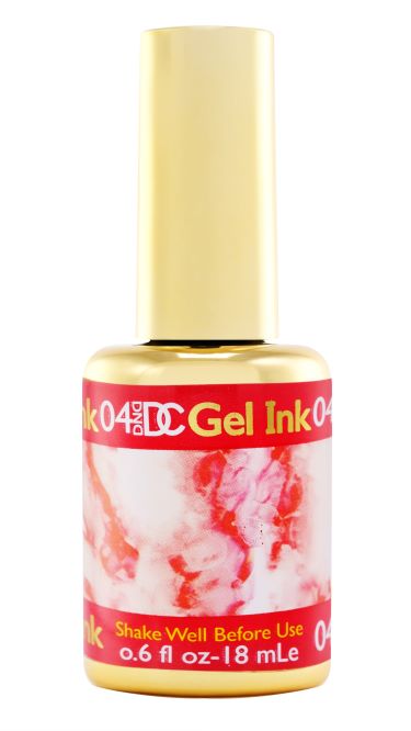 DND DC - Gel Ink - #04 - RED - Secret Nail & Beauty Supply
