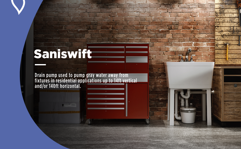 SFA 021 SANISWIFT DRAIN PUMP