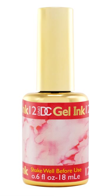 DND DC - Gel Ink - #12 - BURGUNDY - Secret Nail & Beauty Supply