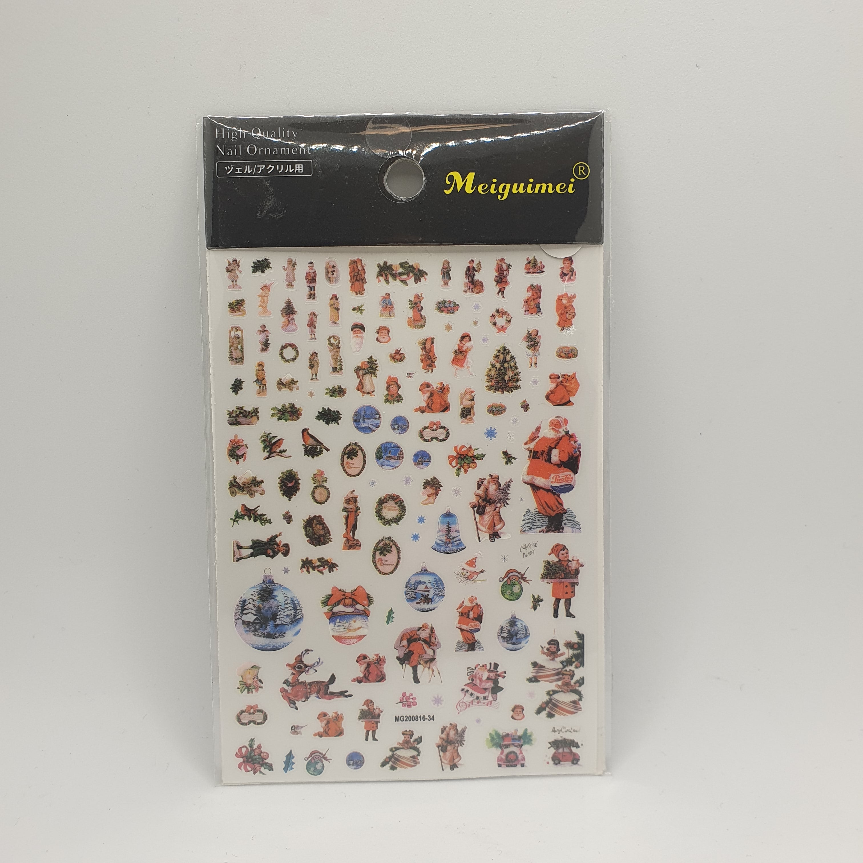 CHRISTMAS NAIL ART STICKER-L