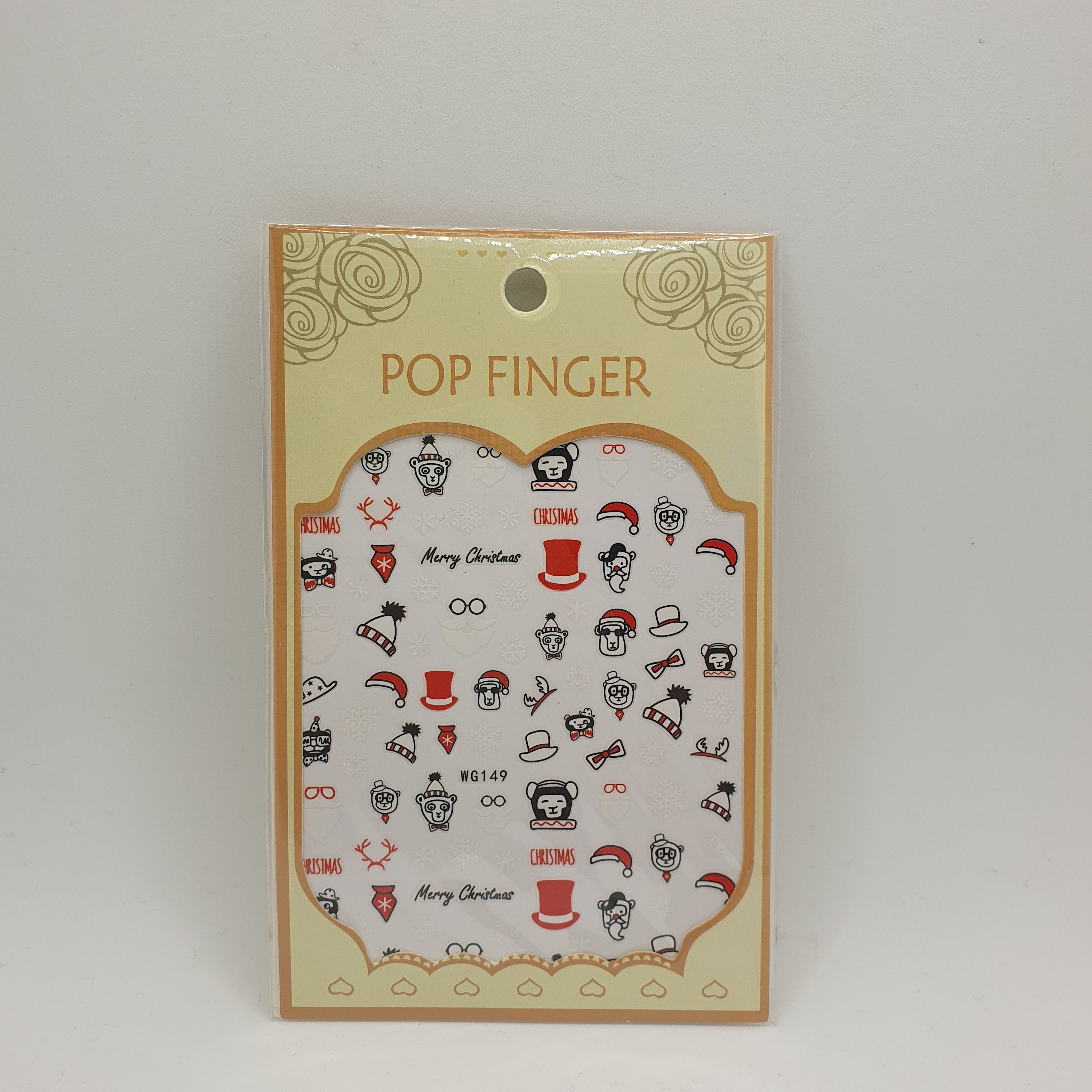 CHRISTMAS NAIL ART STICKER-L