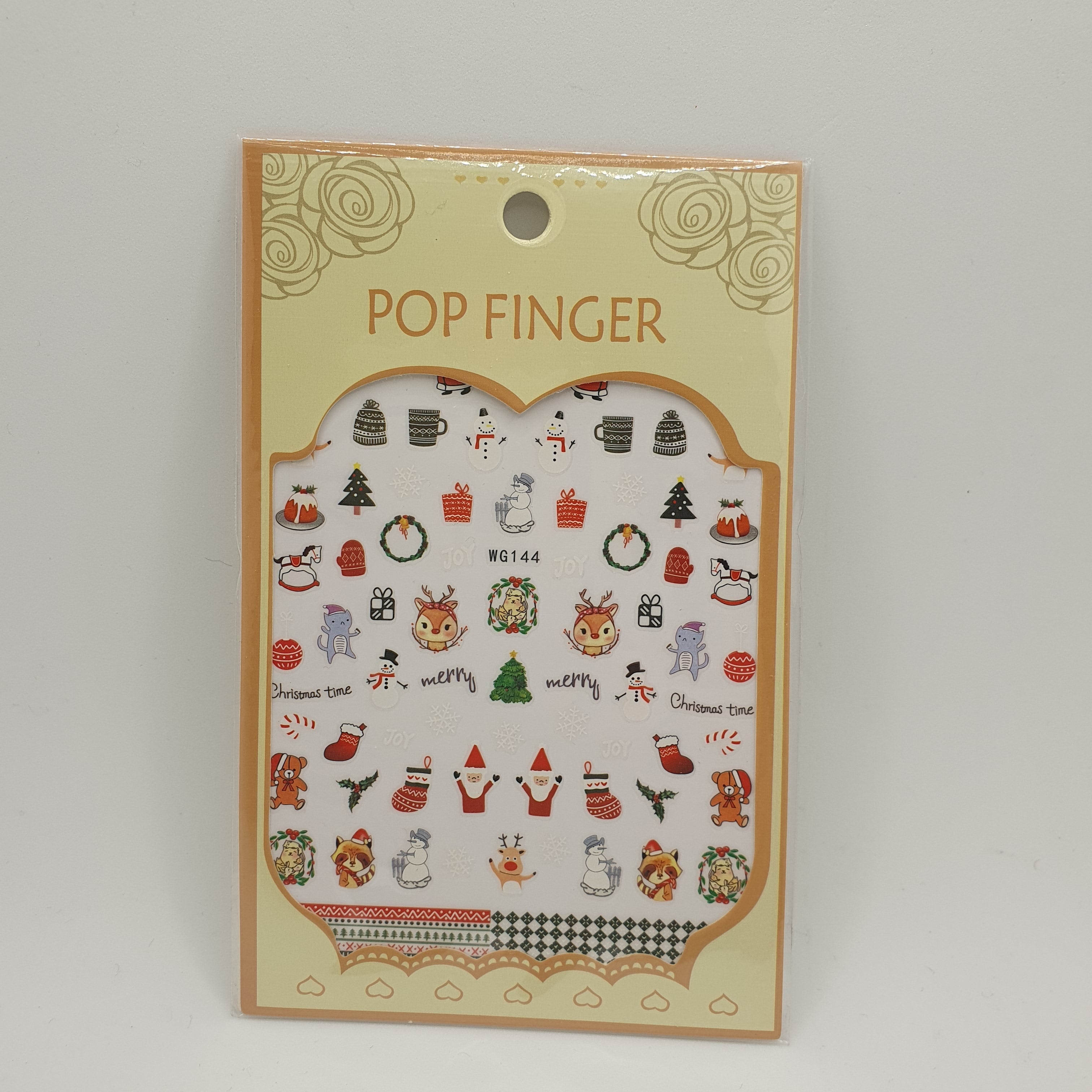 CHRISTMAS NAIL ART STICKER-L