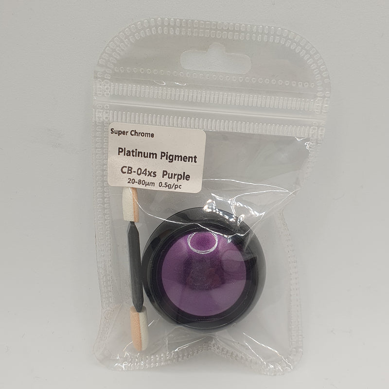 SUPER CHROME PLATINUM PIGMENT POWDER .5G