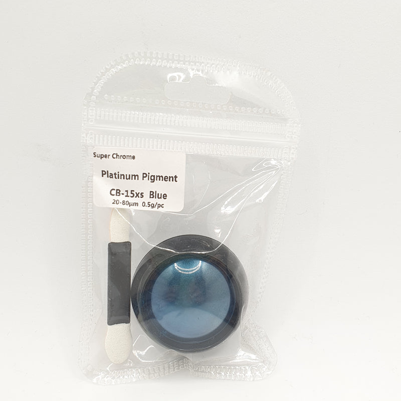 SUPER CHROME PLATINUM PIGMENT POWDER .5G