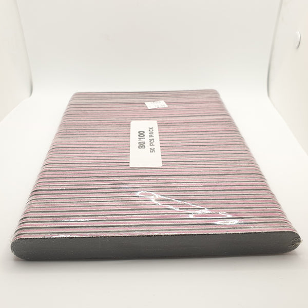 BLACK FILE THIN 80/100- 50 PKG