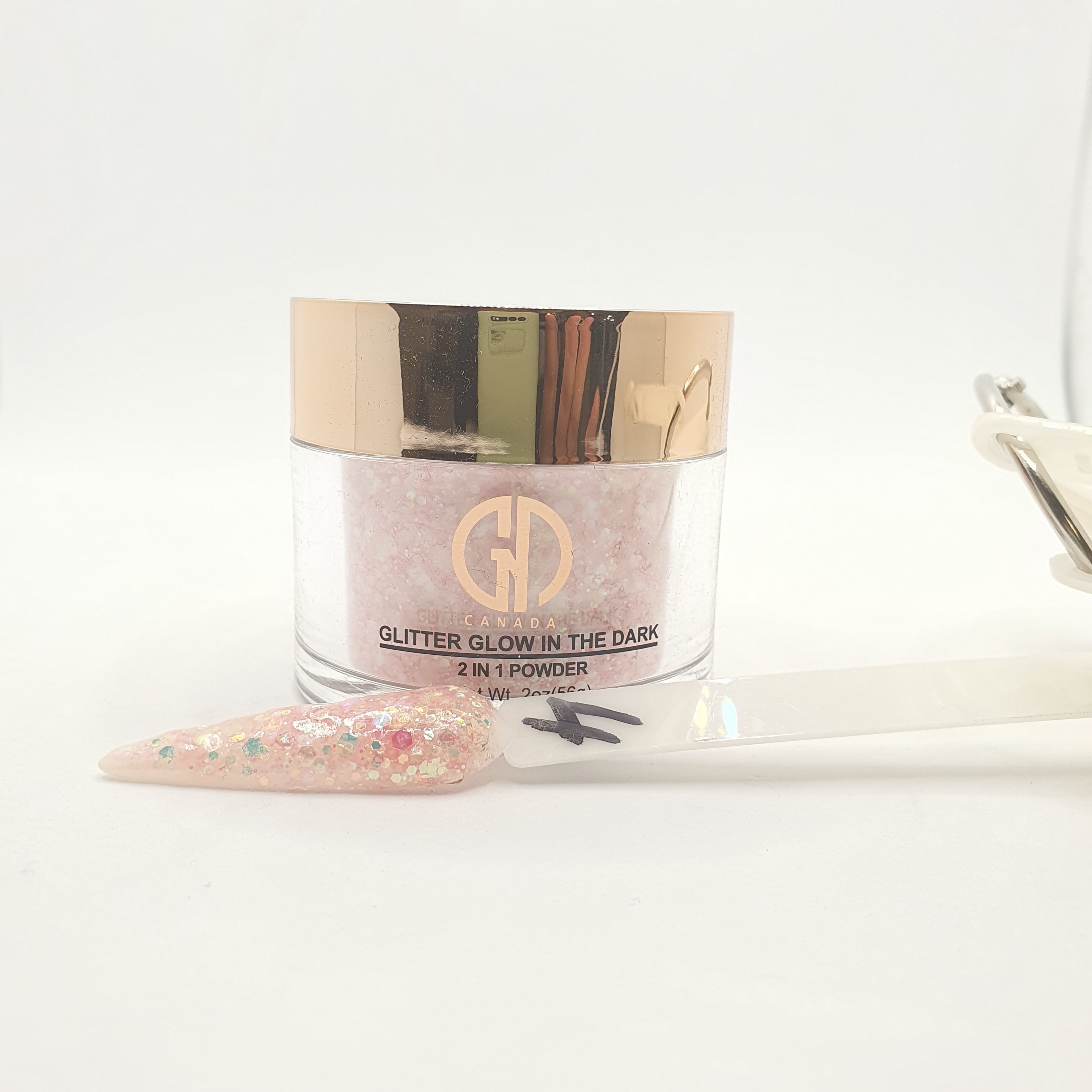 GND GLITTER GLOW IN THE DARK 2-IN-1 POWDER 2 OZ- 4