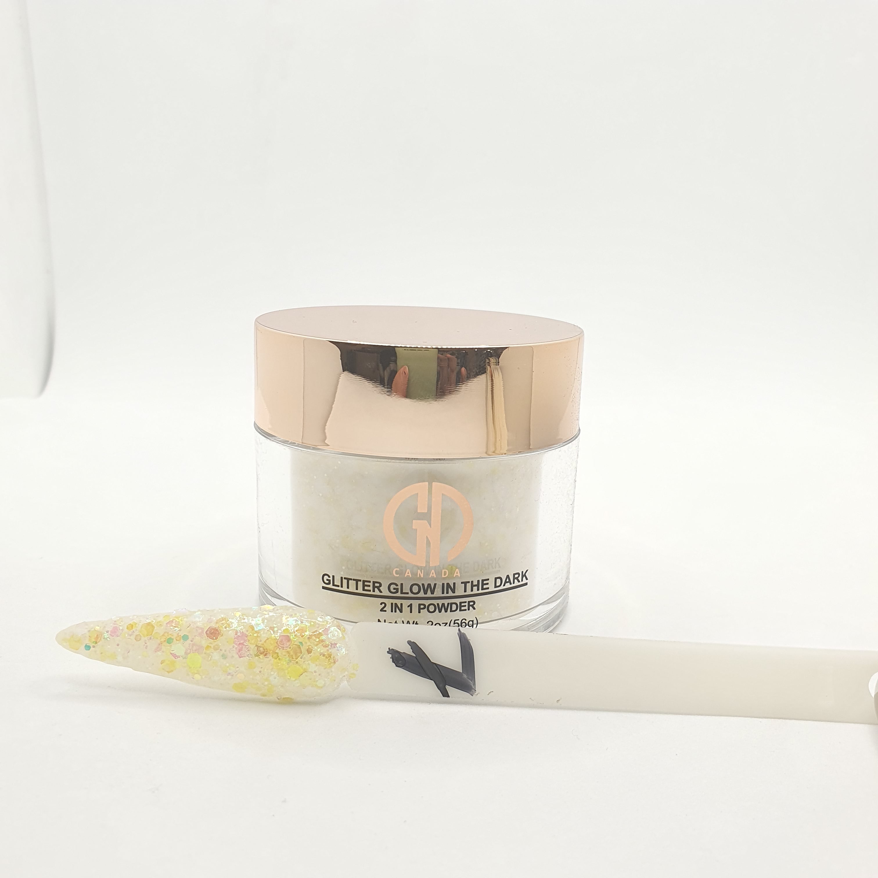 GND GLITTER GLOW IN THE DARK 2-IN-1 POWDER 2 OZ- 7