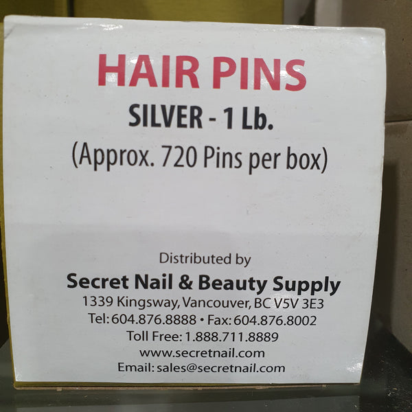 BEAU HAIR PIN SI HAIR PINS SILVER 1 LBS