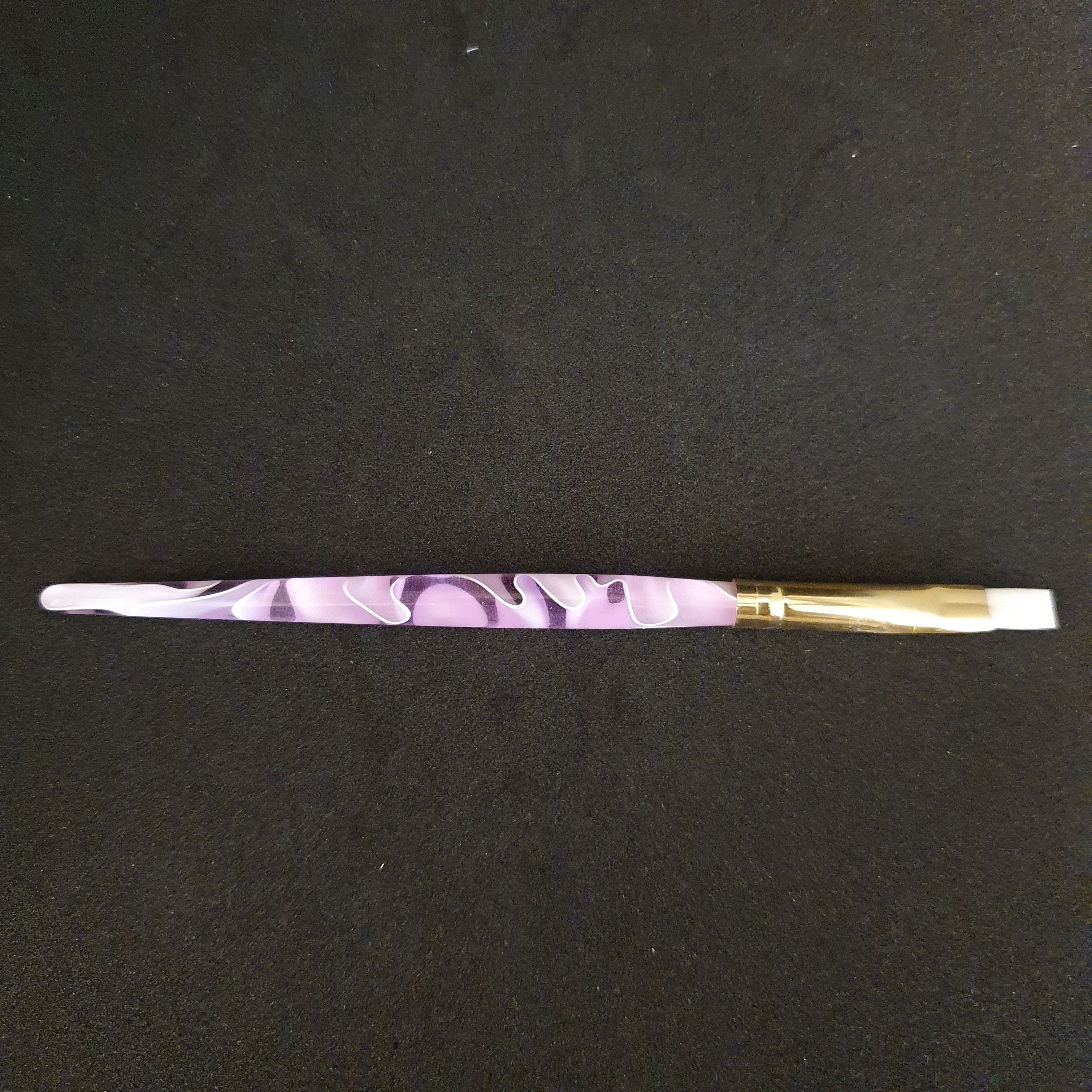 Gel brush  (clear pink handle)