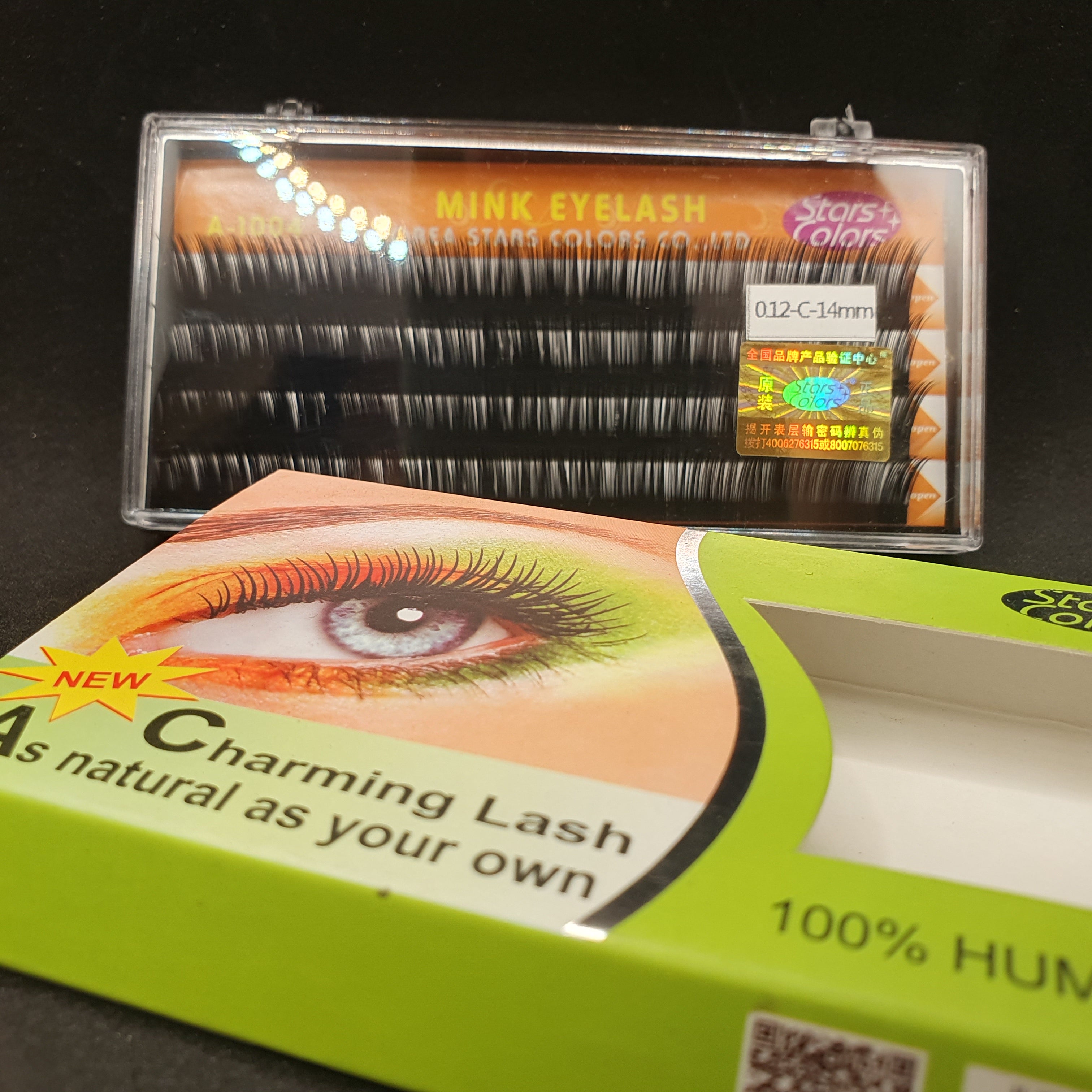 STAR COLORS INDIVIDUAL EYELASHES MIX (100% human hair)