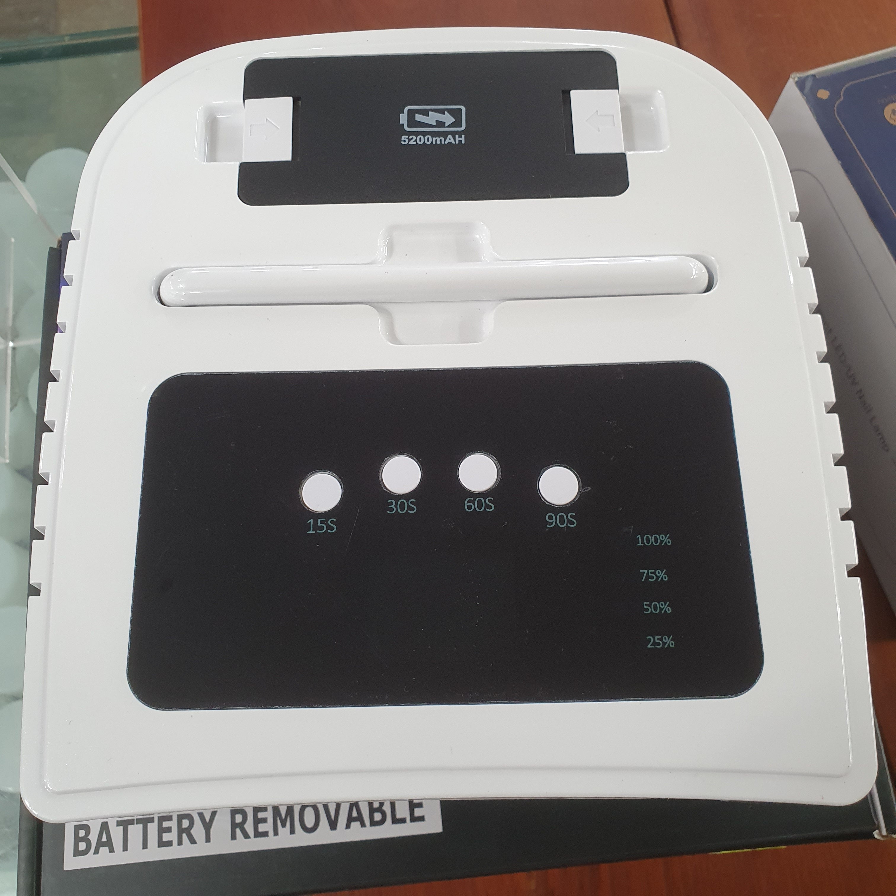 GND CORDLESS UV LED NAIL LAMP BATTERY REMOVABLE 72 Ư