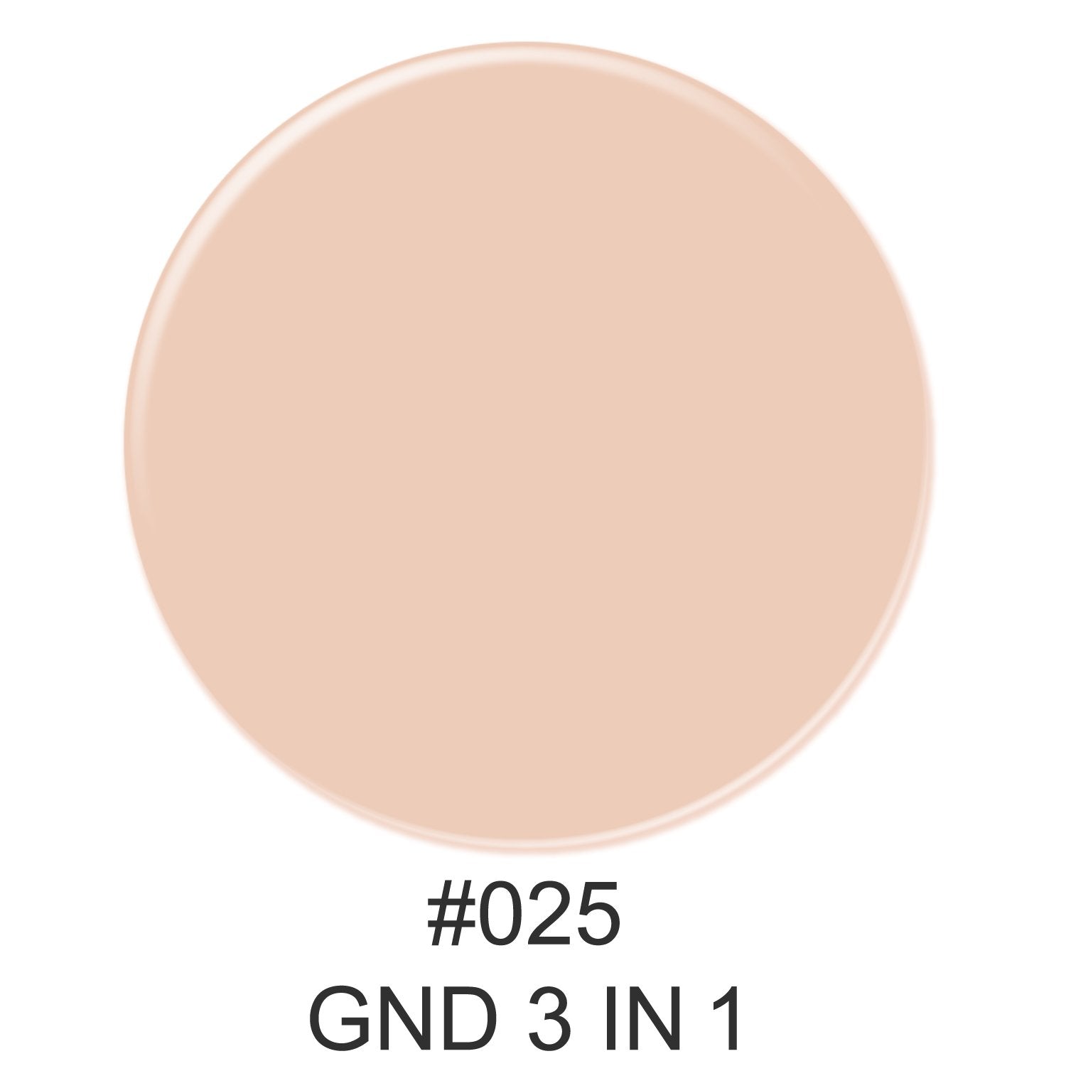 GND Duo Gel & Lacquer 025 Apricot Cream