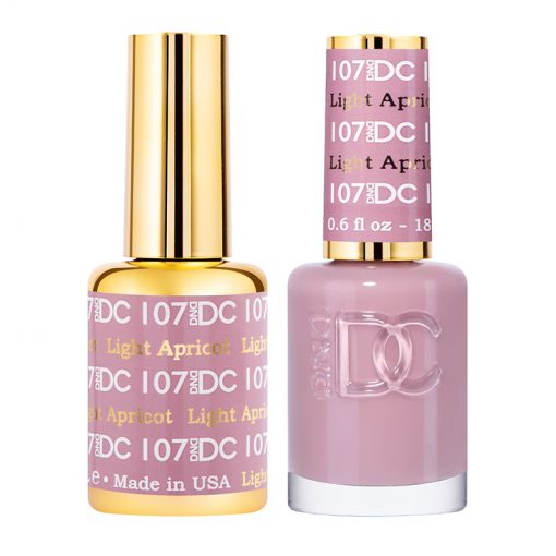 DND - DC Duo - 107 - Light Apricot - Secret Nail & Beauty Supply