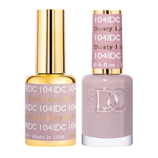 DND - DC Duo - 104 - Dusty Peach - Secret Nail & Beauty Supply