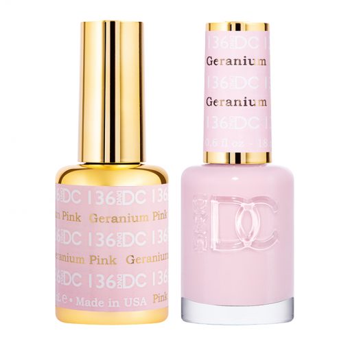 DND - DC Duo - 136 - Geranium Pink - Secret Nail & Beauty Supply