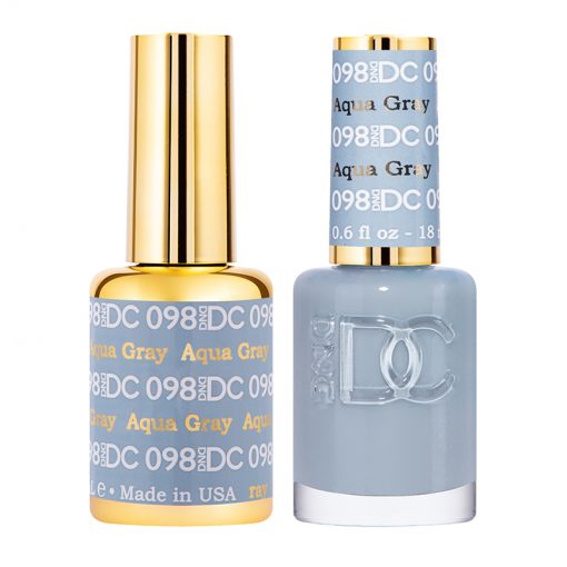 DND - DC Duo - 098 - Aqua Gray - Secret Nail & Beauty Supply