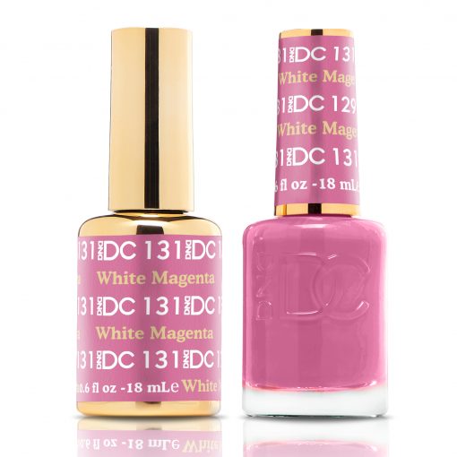 DND - DC Duo - 131 - White Magenta - Secret Nail & Beauty Supply