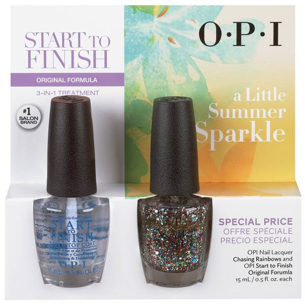 OPI SRG22 A LITTLE SUMMER SPARKLE DUO