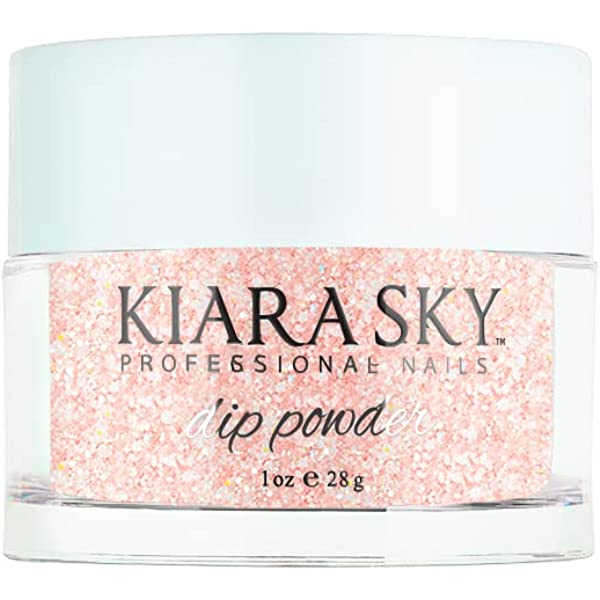 Kiara Sky Dip Powder - D496 PINKING OF SPARKLE 1OZ