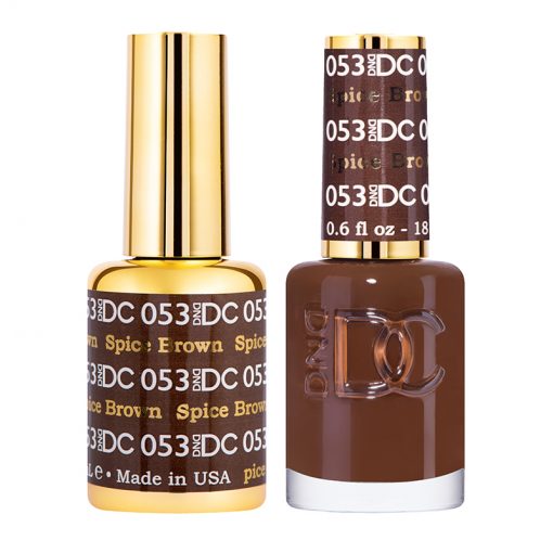 DND - DC Duo - 053 - Spiced Brown - Secret Nail & Beauty Supply