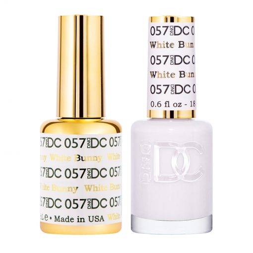 DND - DC Duo - 057 - White Bunny - Secret Nail & Beauty Supply