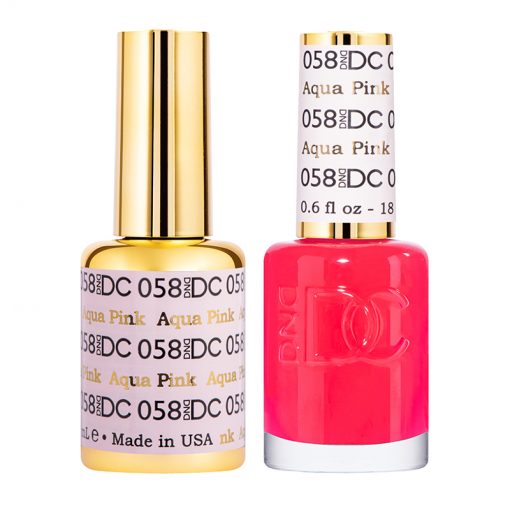 DND - DC Duo - 058 - Aqua Pink - Secret Nail & Beauty Supply