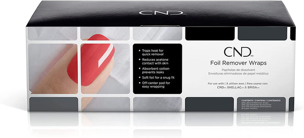 CND FOIL REMOVER WRAPS 250/PKG