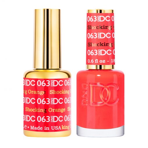 DND - DC Duo - 063 - Shocking Orange - Secret Nail & Beauty Supply