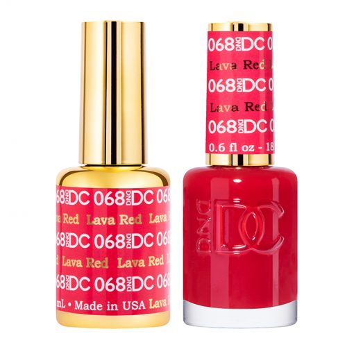 DND - DC Duo - 068 - Lava Red - Secret Nail & Beauty Supply