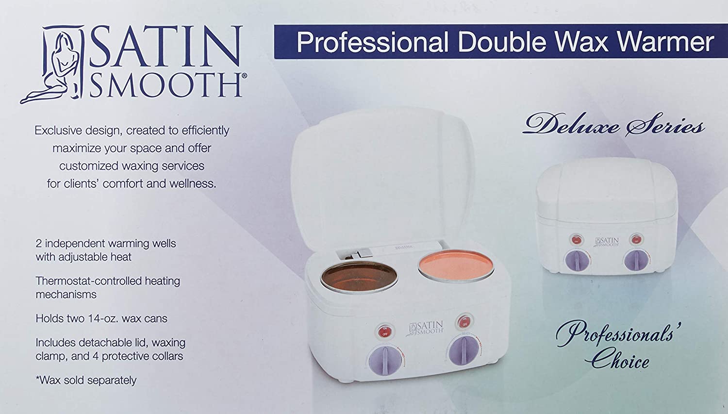 814113 SATIN SMOOTH DOUBLE WAX WARMER