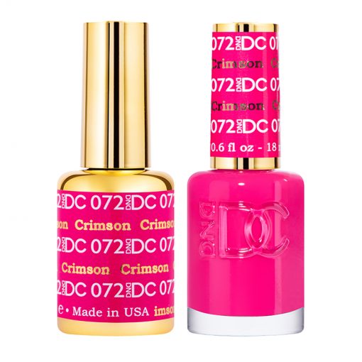 DND - DC Duo - 072 - Crimson - Secret Nail & Beauty Supply