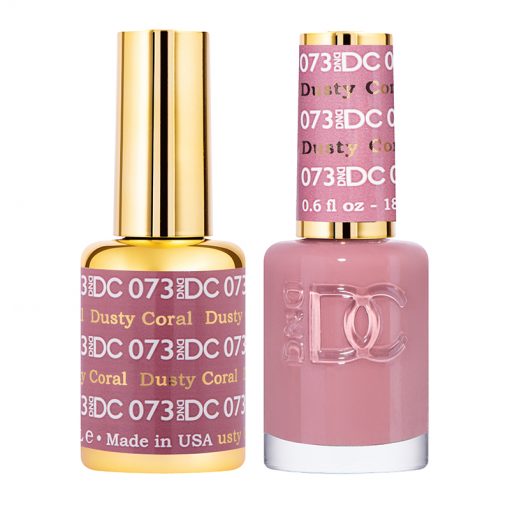 DND - DC Duo - 073 - Dusty Coral - Secret Nail & Beauty Supply