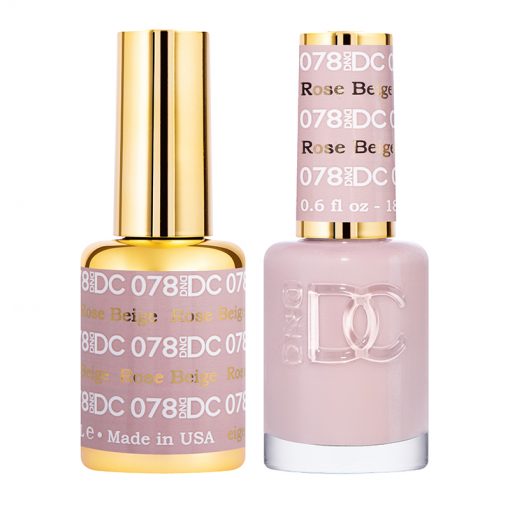 DND - DC Duo - 078 - Rose Beige - Secret Nail & Beauty Supply