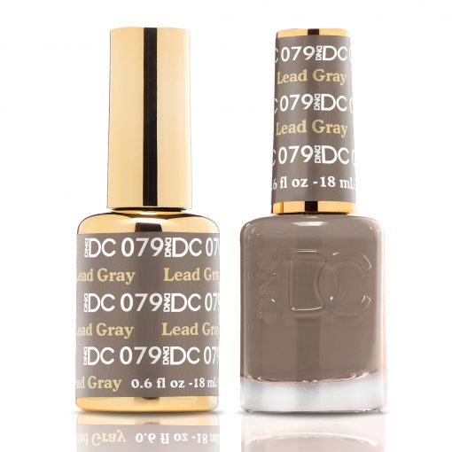 DND - DC Duo - 079 - Lead Gray - Secret Nail & Beauty Supply