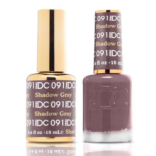 DND - DC Duo - 091 - Shadow Gray - Secret Nail & Beauty Supply