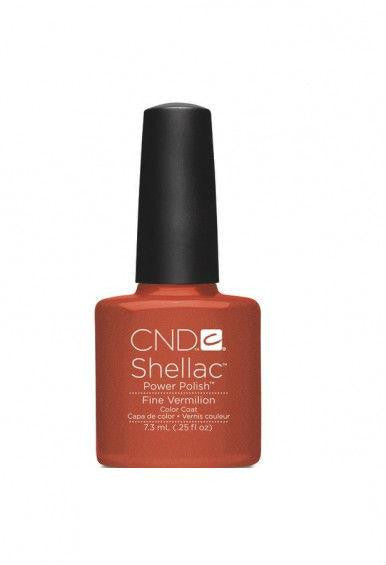 CND Shellac Fine Vermillion-Nail Supply UK