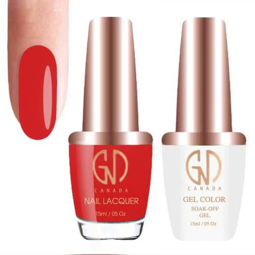 GND Duo Gel & Lacquer 092 Lucky Red Win