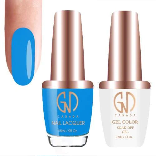 GND Duo Gel & Lacquer 117 Bleu De France